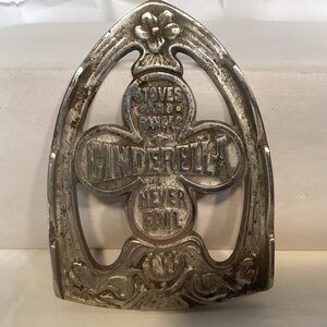 Cinderella stoves and ranges Vintage Metal Trivet